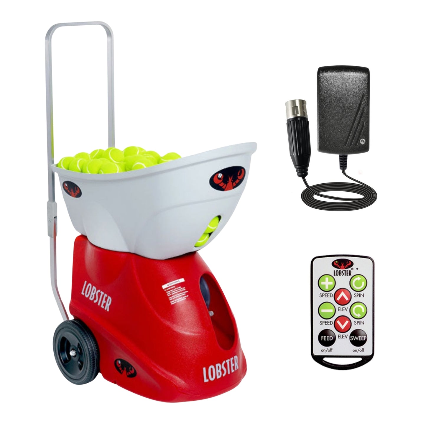 elite two tennis ball machine with remote