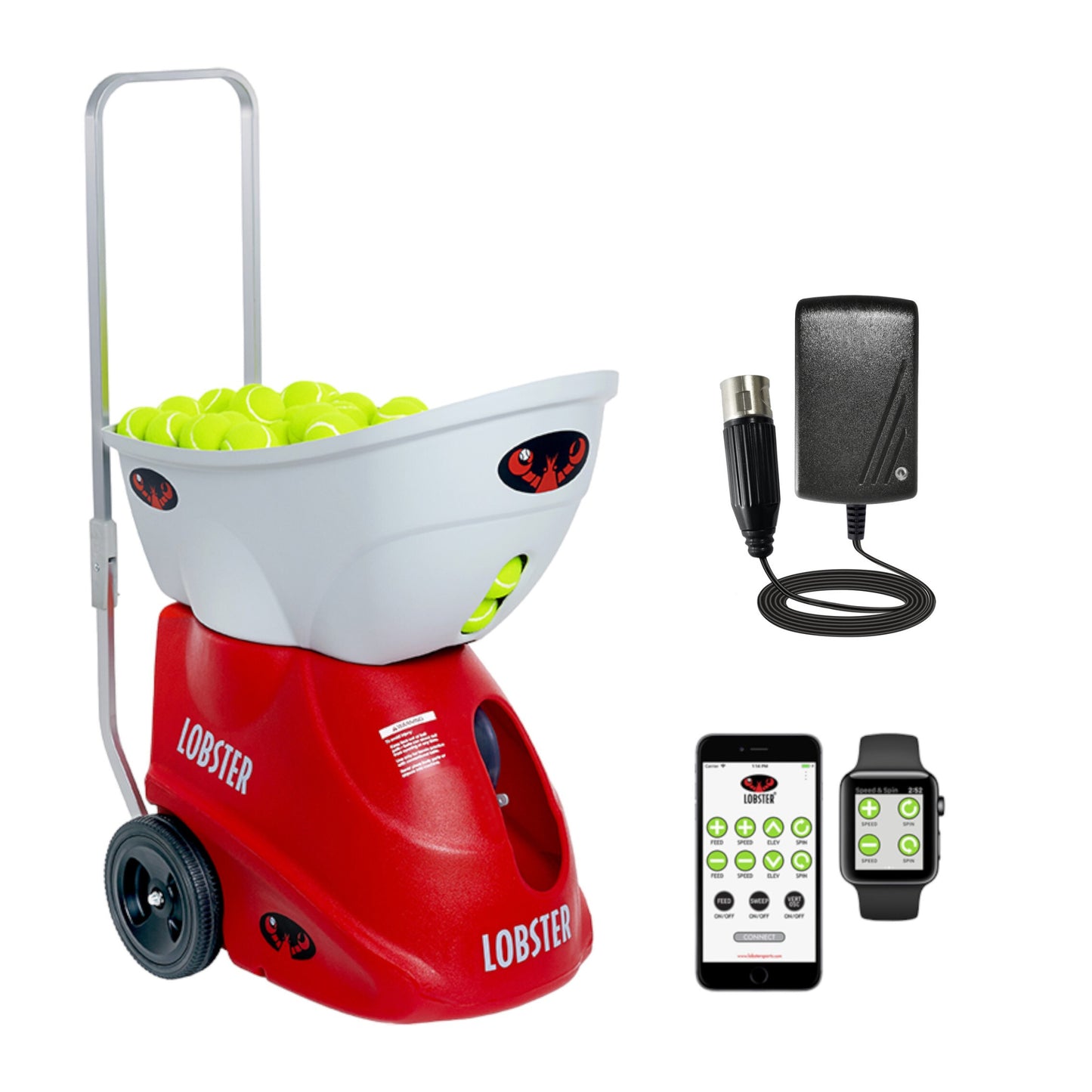 elite two wifi tennis ball machine and app