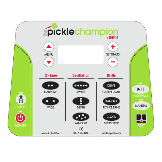 control panel assembly: the pickle champion