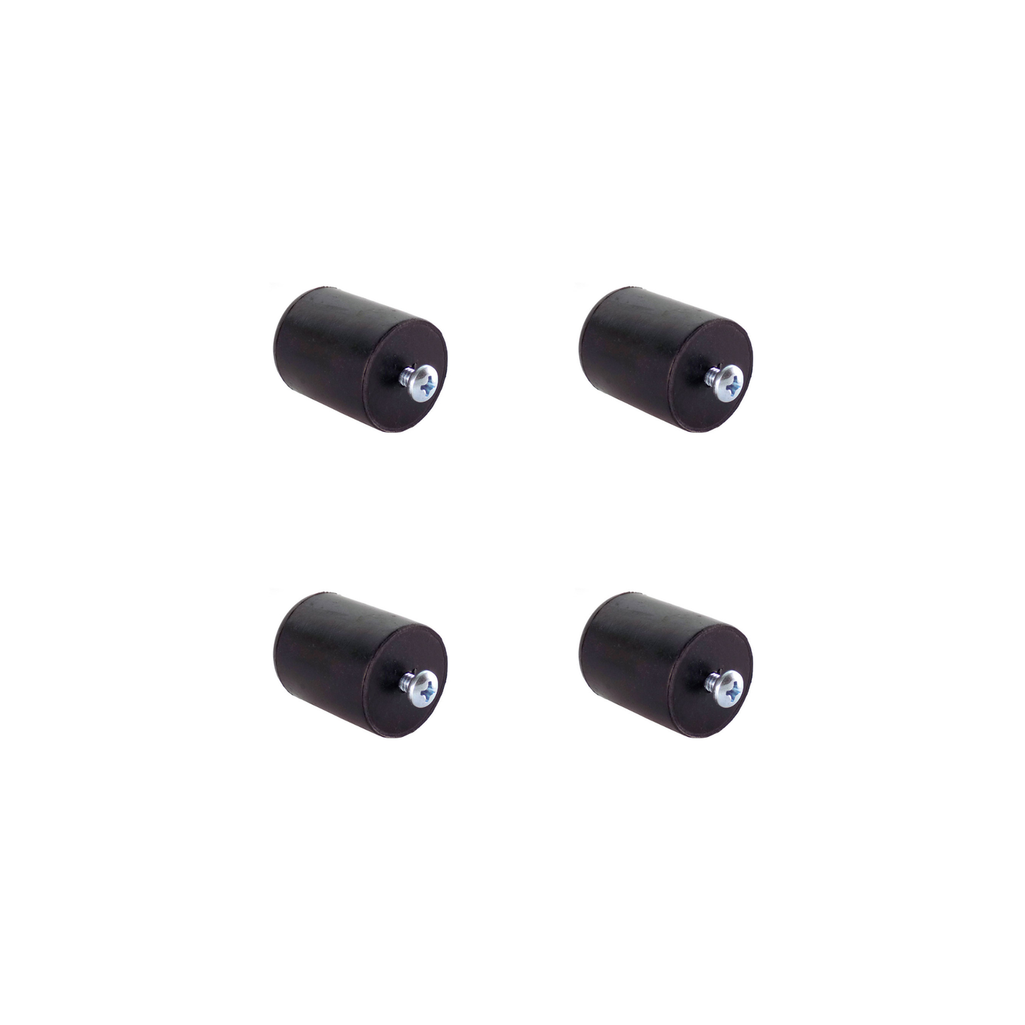 Black Replacement Rubber Foot Bundle