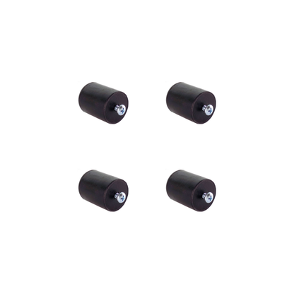 Black Replacement Rubber Foot Bundle