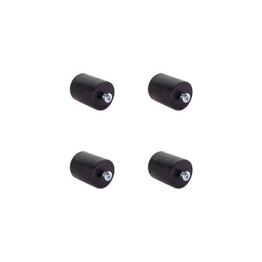 Black Replacement Rubber Foot Bundle