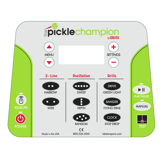 Bedienfeldmontage: der Pickle-Champion