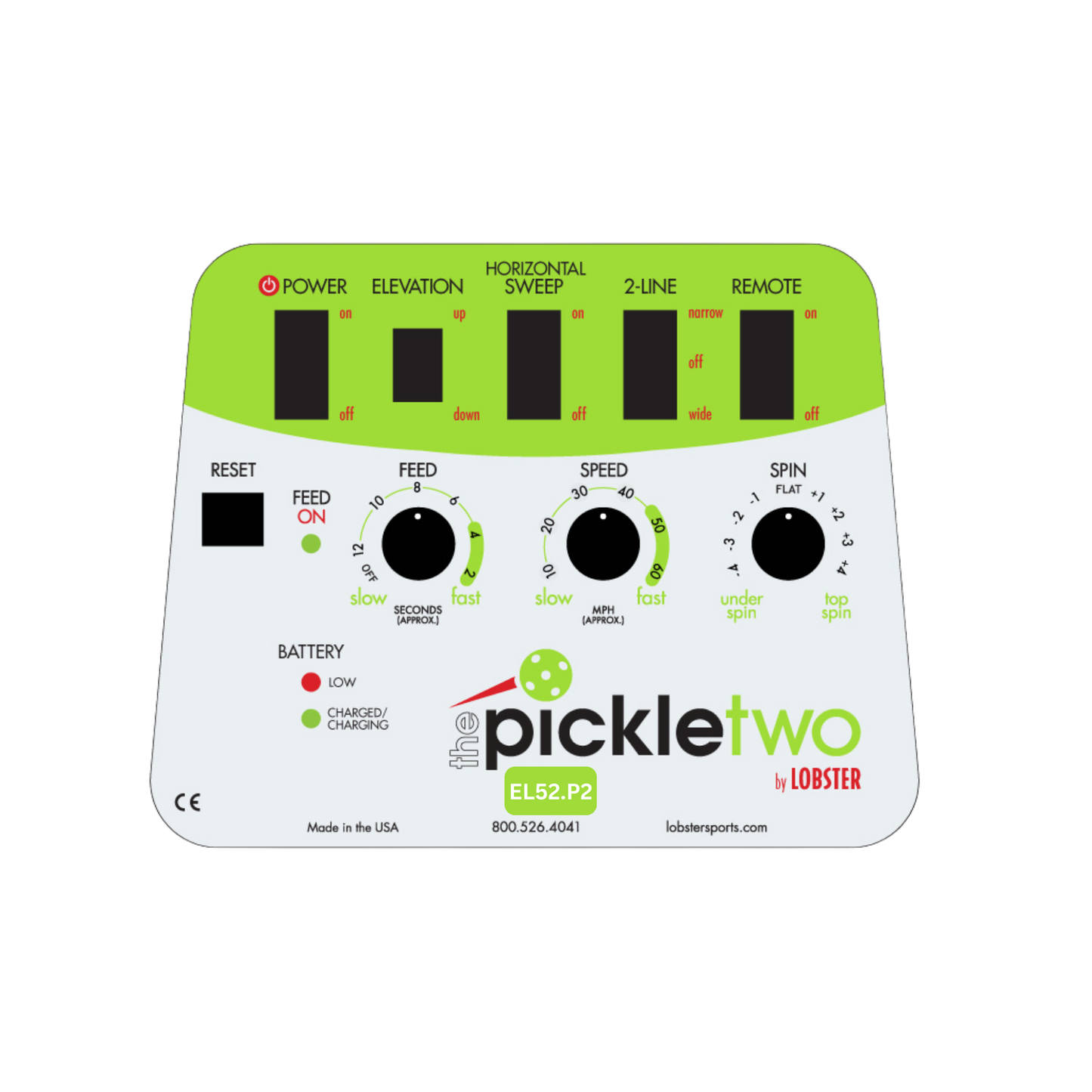 control panel assembly: the pickle two – Lobster Sports